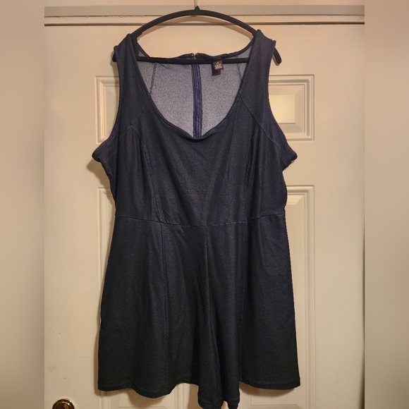 Ashley Stewart Tops - Ashley Stewart Denim Romper